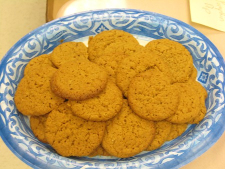 The Pumpkin Spice Cookies received high praise. 
