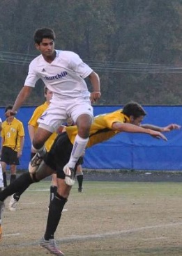 Junior Sepehr Hoghooghi earned the fourth best fall sport moment with his opening goal against Wootton Sept. 18. 