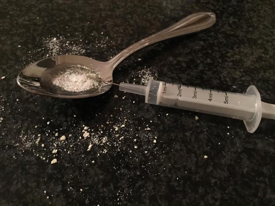 Heroin comes in the form of white powder but can be heated to a brown substance and injected into the user. The drug can also be sniffed or smoked.