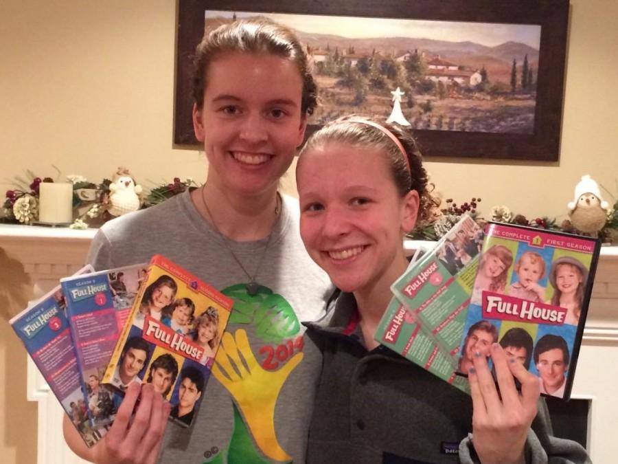 Senior Sarah Bomfim and her freshman sister Emma received every episode of Full House from their parents and are excited for Fuller House to come out Feb. 26, 2016. 