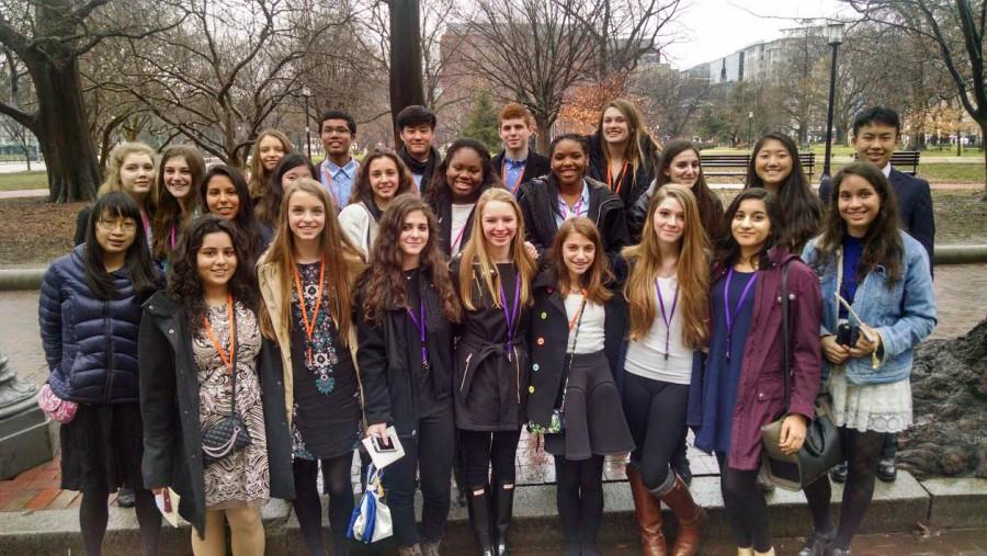 U.S. History and art students got the opportunity to go to the White House Feb. 24 to hear Michelle Obama give a speech about overcoming adversity. The field trip also allowed the students to explore D.C.