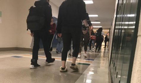 CHS administration rings tardy bell on late students