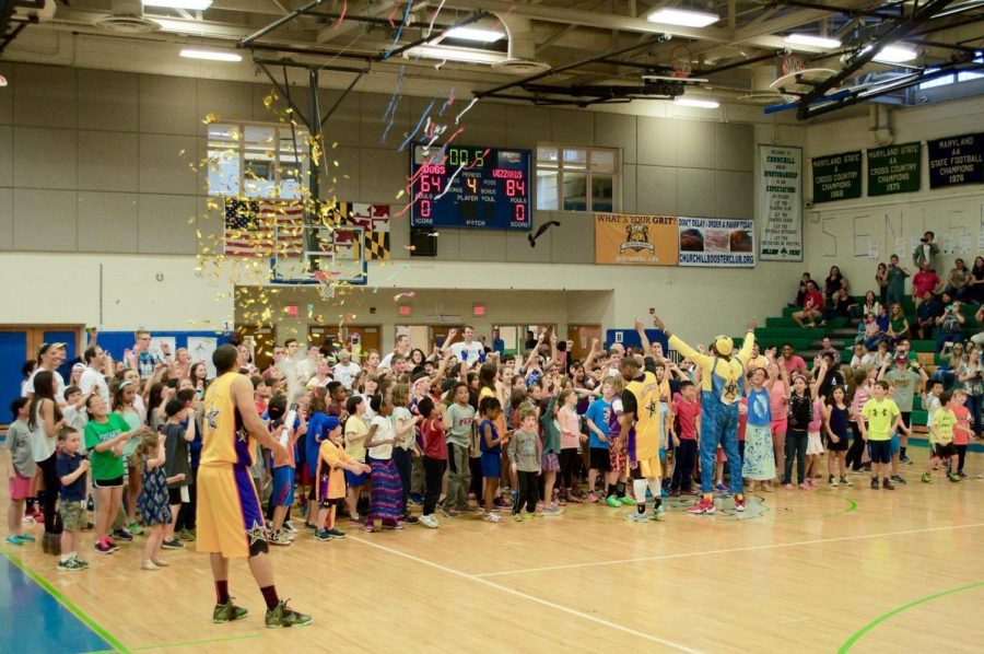 The Educational Foundation hosted a fundraiser with the Harlem Wizards last March in order to raise money for future projects.