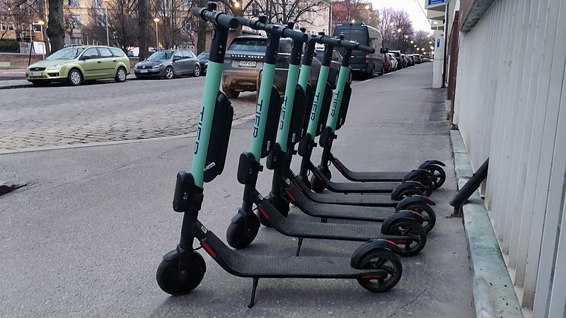 Electric scooters in Finland provide clean and safe transportation alternatives.
