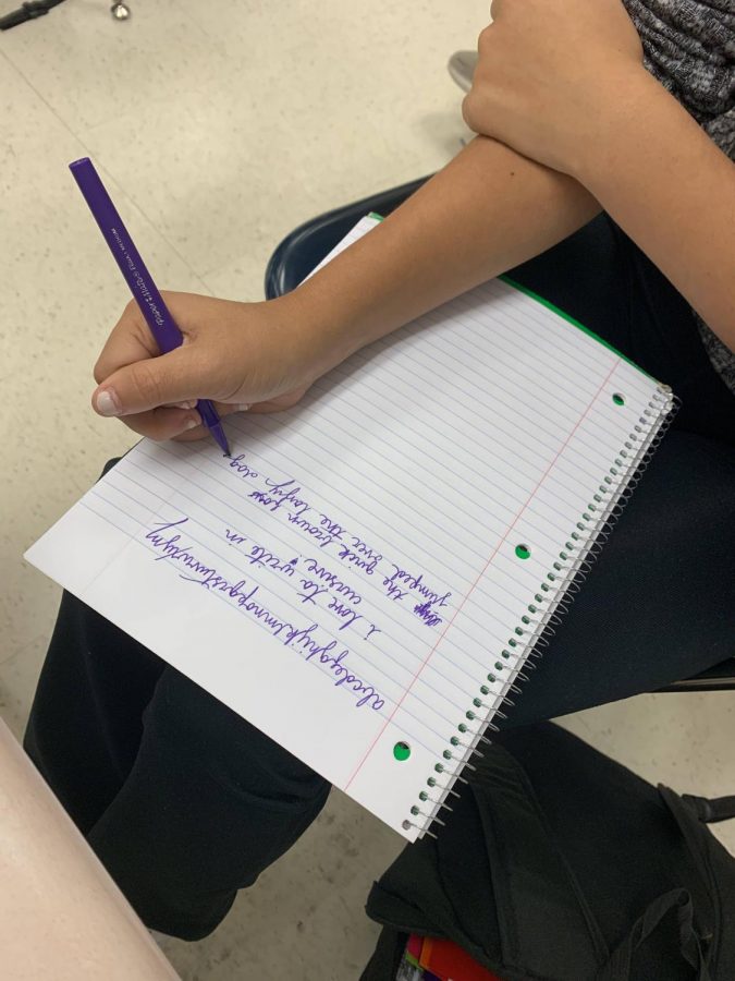 Students in the U. S. learn cursive in their primary school, but rarely use it after. Teaching cursive is an outdated practice that has been replaced by technology.