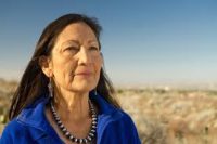 Deb Haaland, of Native American heritage, ran for Congress in 2018 representing New Mexico.