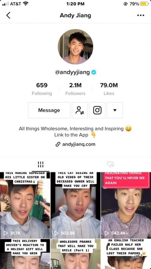 WCHS Senior Andy Jiangs TikTok account focuses on educational content. Each of his posts tell stories and interesting facts about various different topics. 
