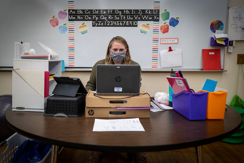 Due to the sudden switch to distance learning, teachers have had to adjust how to teach their lessons during the pandemic.