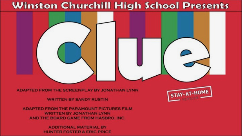 The beginning screen for Clue: Stay-At-Home Version, available on the streaming service Broadway on Demand.