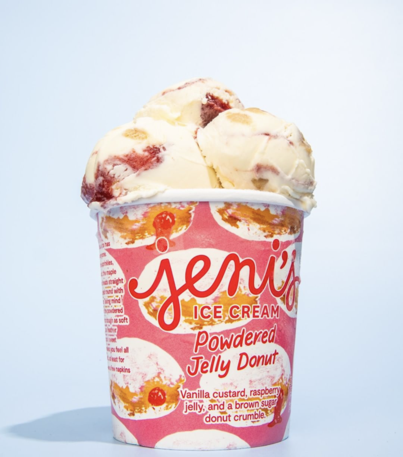 Jenis consistently comes out with new and unique flavors such as the above pictured Powdered Jelly Donut, which was released on April 14.