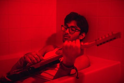 A red-tinted polaroid of Riyaan Mendiratta acts as the album cover for his new record, Wallflower. It was released on Jan. 6, 2023, and it can be streamed on popular music platforms such as Spotify, Apple Music, and more under the name RYIN.