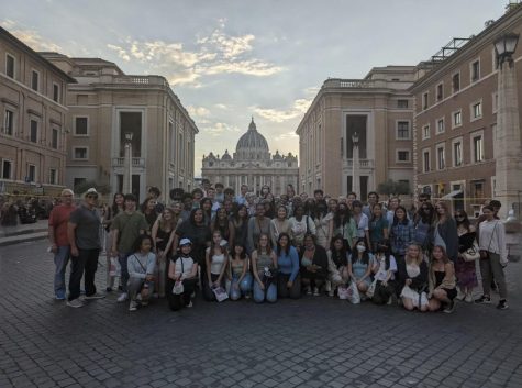 The WCHS tour group explored Vatican City on the second to last day of their nine day trip to France and Italy.