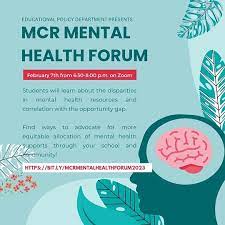 This past February, the Educational Policy Department of the Montgomery County Regional Student Government Association (MCR-SGA) held a community forum to discuss mental health resources in MCPS. Many students brought up the gaps that they saw and why they thought improvements were necessary. 