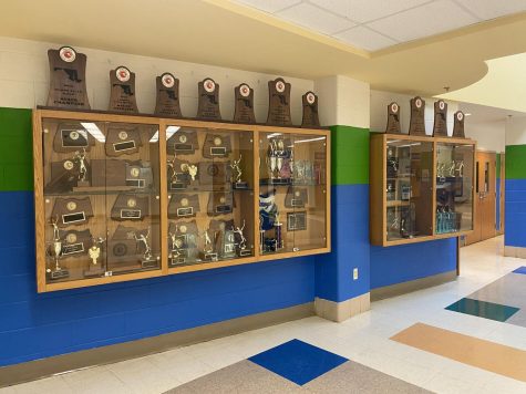 WCHS recent sports success has filled the trophy case of the school where the accomplishments of WCHS athletics are on display. Awards range from State championship plaques to individual player awards. 