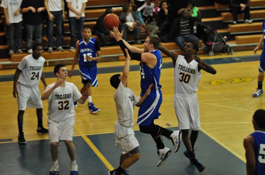 Senior Sam Edens led CHS in scoring against Gaithersburg with 14 points.