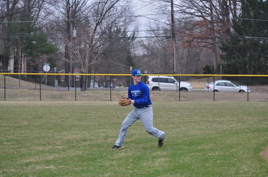 Baseball shows promise in first scrimmage win 