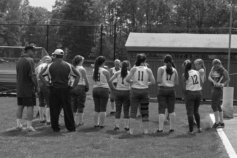 Softball team out after first round of playoffs