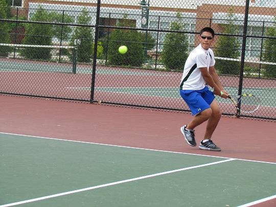 After strong start, tennis finishes second at counties