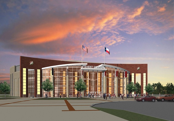 The new event center will offer a local venue for large scale events. 