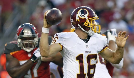 Colt McCoy takes over starting job for Redskins