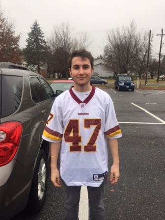Many Redskins fans are dissapointed with quaterback Robert Griffin III and refuse to wear his jersey, like senior Gregorio Zimmerman.