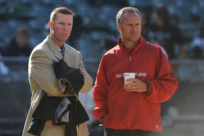 New Redskins GM Scot McCloughan (left) led both the 49ers and Seahawks to a Super Bowl appearance. 