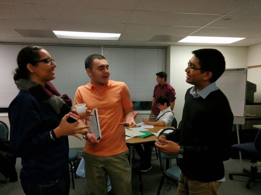 RM junior Rachit Agarwal is campaigning around MCPS for the new SMOB position. 