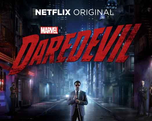 Daredevil compensates for his blindness by using his scent-tracking and hearing powers to defeat villains in the recent Netflix series.