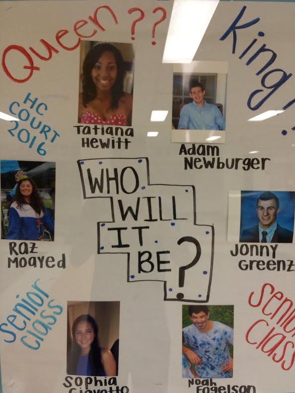 Homecoming Court King and Queen to be announced at half time