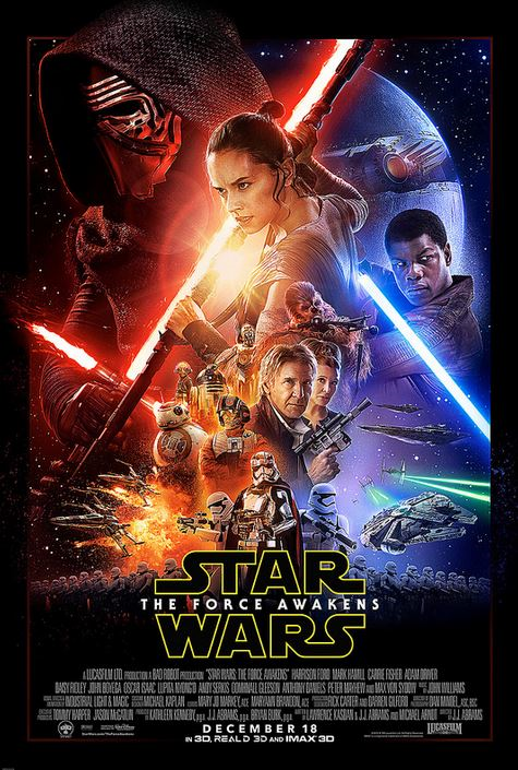 The+new+The+Force+Awakens++poster+graces+theaters+worldwide.