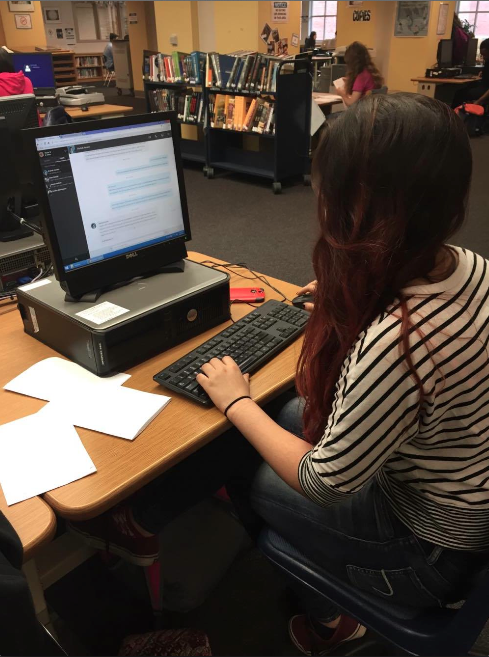 Sophomore Maria Shapiro learns entrepreneurial skills on Launch Academy.