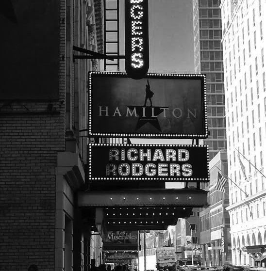 Hamilton is currently playing at the Richard Rogers Theatre on Broadway. It is coming to the Kennedy Center for the 2017-2018 season.