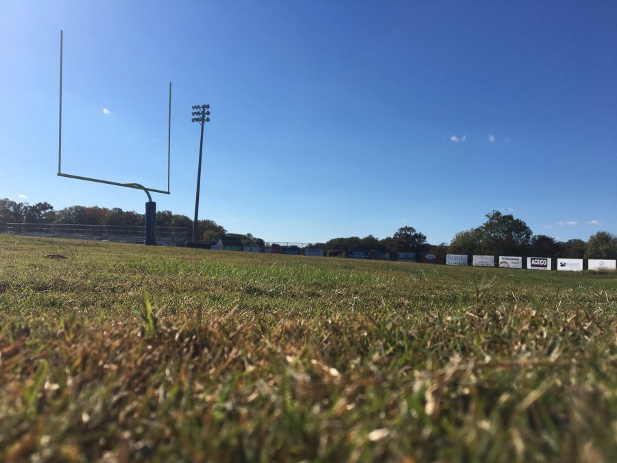 The natural grass field in the stadium at CHS will be replaced by turf.