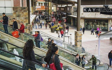 Pictured is the Clarksburg Premium Outlet.