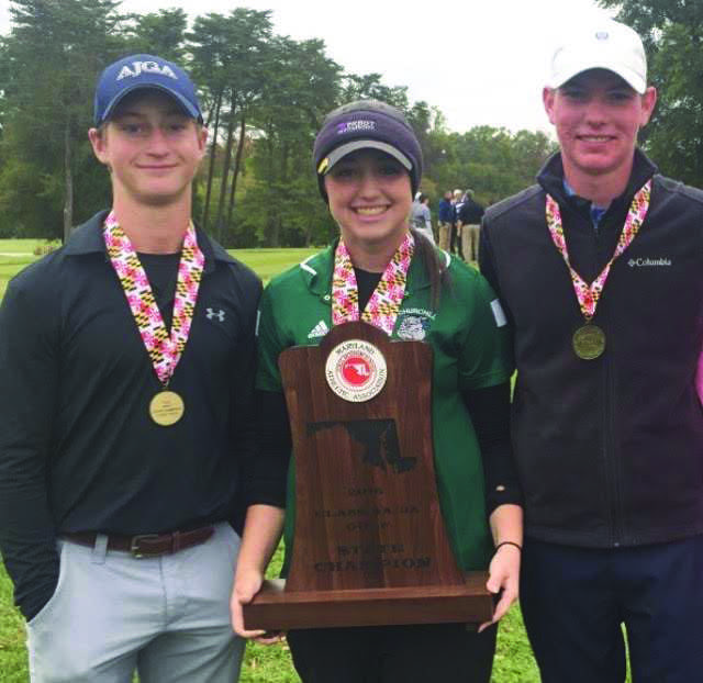 Juniors Dylan Rotter, Lena
Capoccia and Senior Oliver
Whatley win states for
their third consecutive
year.
