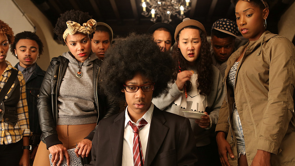 The show “Dear White People” was based off of a 2014 movie by the same name, the cast of which is pictured above.