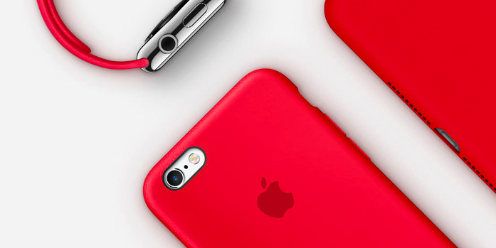 Apple has released red iPhones in order to raise money for the AIDS epidemic in third world countries.