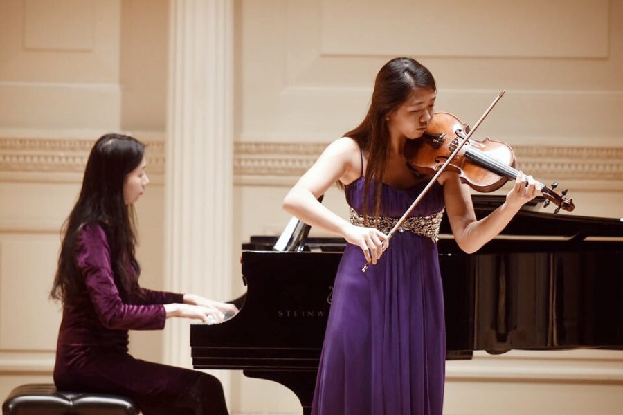 Junior Teddi Yoo has been chosen to be a member of the National Association for Music Education. She has also been given a scholarship for her piano playing.