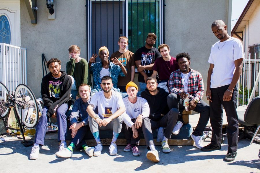 This month’s new musical artist hip-hop collective Brockhampton.