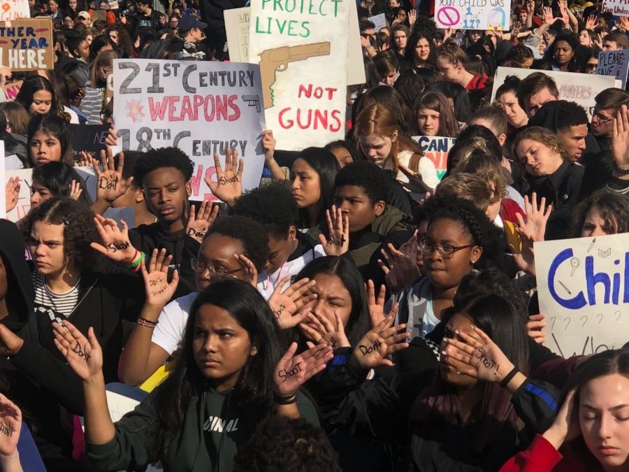 
On March 14, there was a walkout against gun violence where MCPS students protested in front of the White House. 
