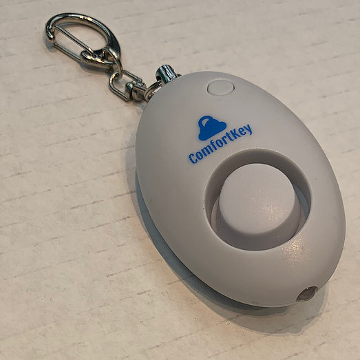 The Comfort Key’s simple design and inconspicuous appearance lends to its ease of use in dangerous situations.