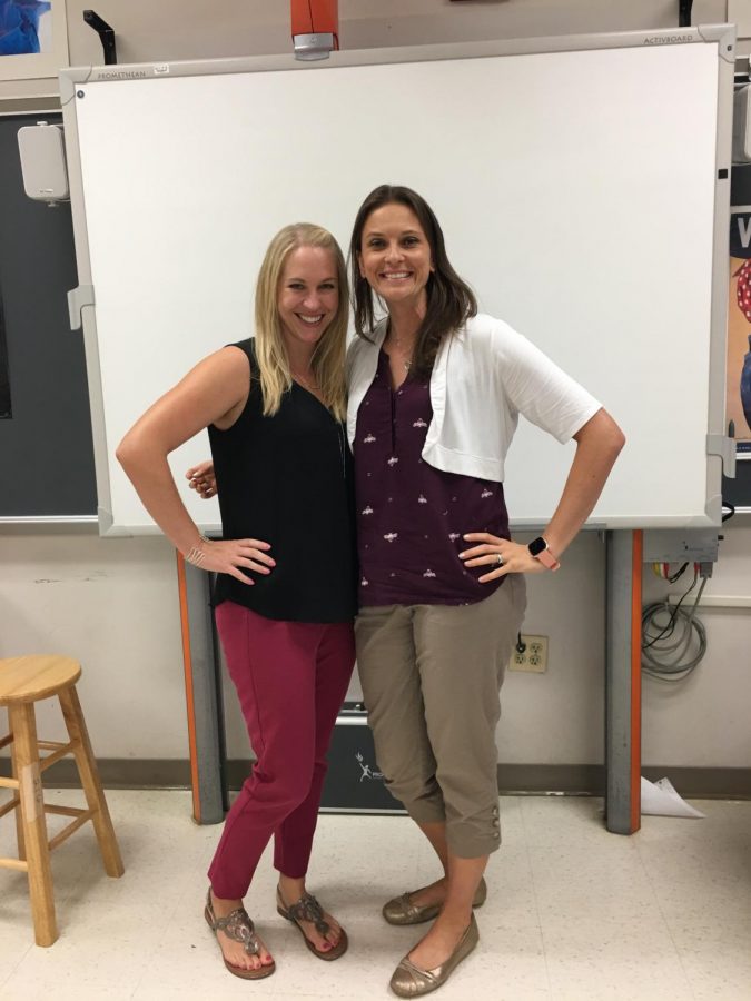 Amanda Marshall (right) and Erin Brown (left) have been friends at WCHS for almost 13 years, and enjoy many afterschool activites together