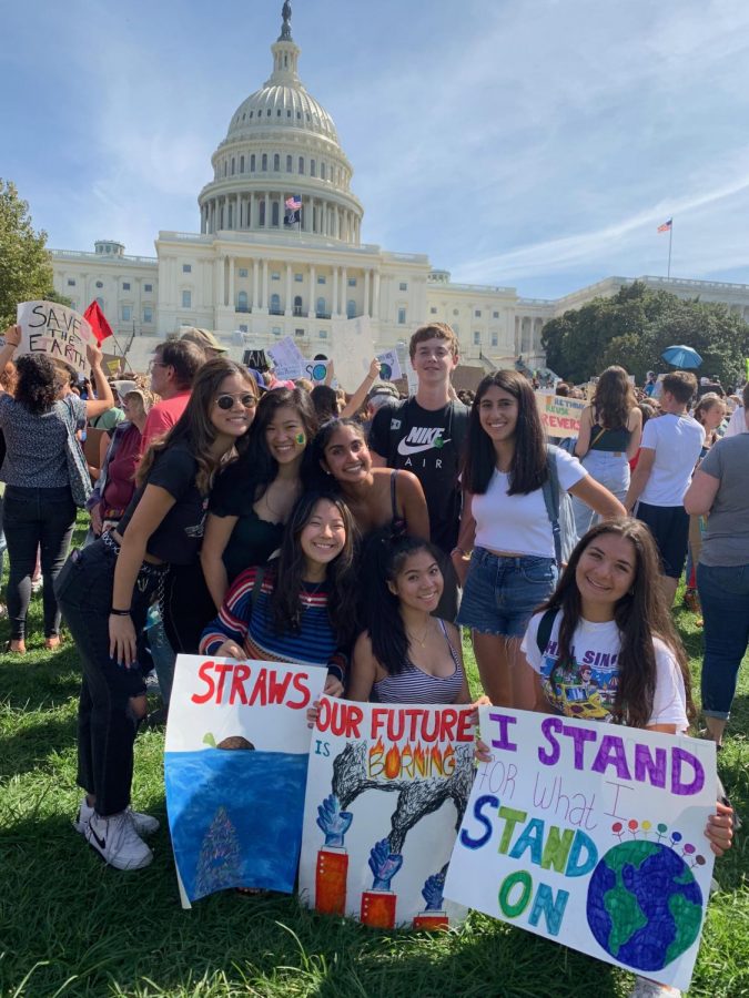Just+outside+the+Capitol+stands+a+group+of+WCHS+juniors+after+walking+out+of+school+on+Friday%2C+Sept.+20%2C+the+day+of+the+D.C.+Climate+Strike.+Holding+their+handmade+posters%2C+they+take+their+picture+to+commemorate+the+day+they+fought+for+environmental+regulation%2C+a+controversy+similar+to+that+being+fought+in+Brazil+regarding+the+Amazon.