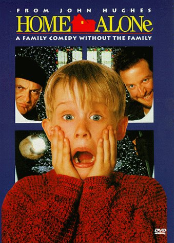 The movie poster from the classic Home Alone holiday movie draws viewers in. The movie is a fan favorite and a must see during the holiday season.