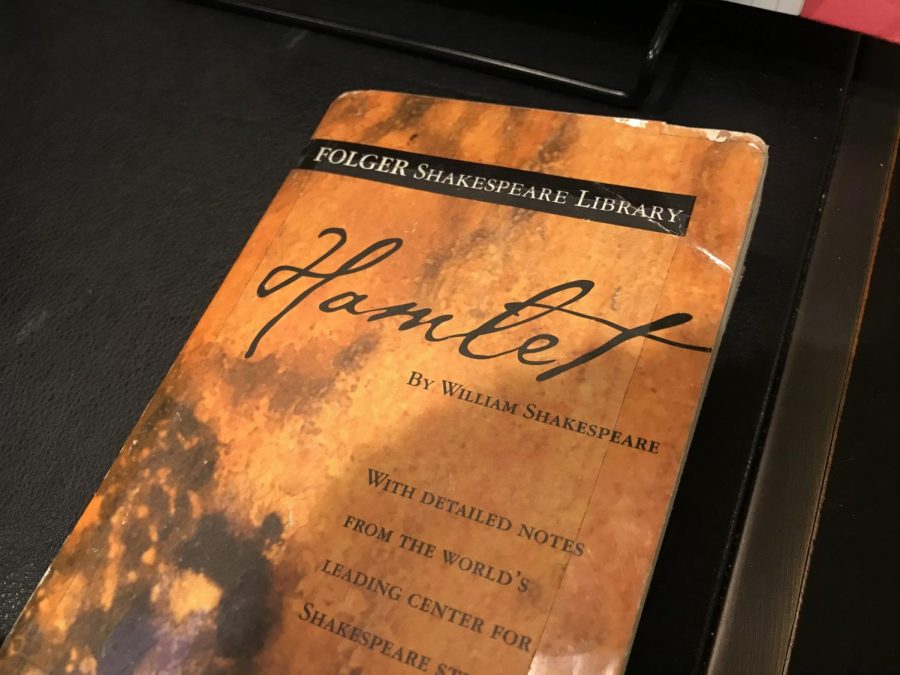 Books such as this copy of Hamlet are simply scripts of plays, which were meant to be watched live