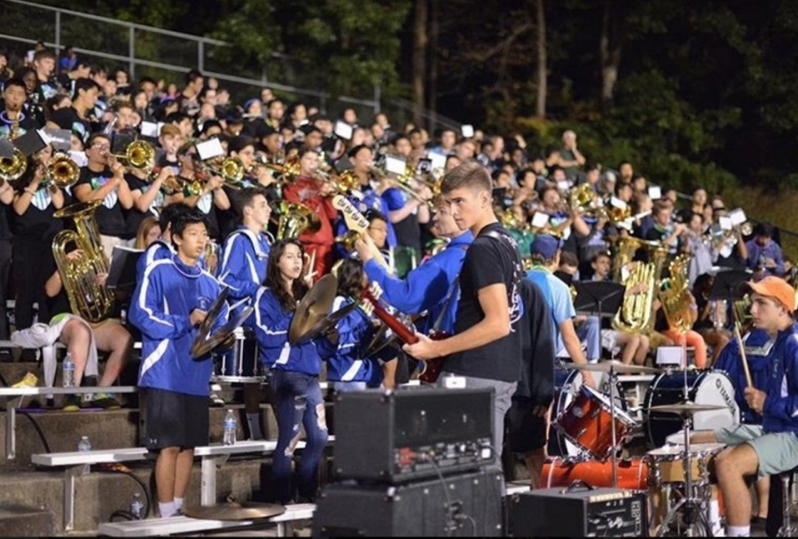 WCHS home football games would not be complete without Pep Band cheering on our fellow Bulldogs.