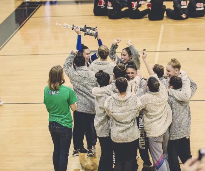 The WCHS Varsity Poms team took first place at their county competition on Feb. 1, 2020 at Blair High School.