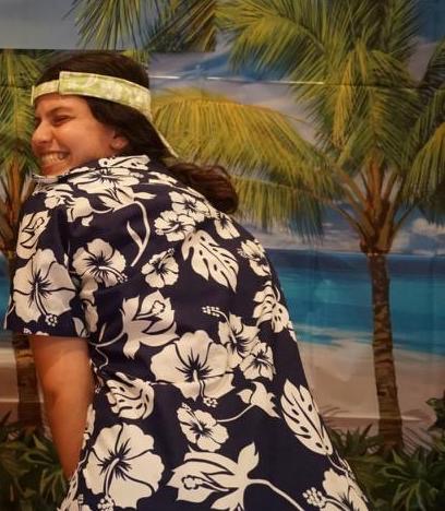 Senior Jordyn Green "poses" on a beach. "Beach Week" is an Md. tradition where students flock to the beaches post-graduation.