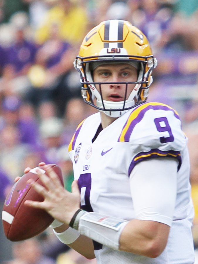 Joe+Burrow%2C+the+LSU+quarterback+who+led+his+team+to+a+National+Championship%2C+was+drafted+first+overall+by+the+Cincinatti+Bengals+in+the+2020+NFL+Draft.