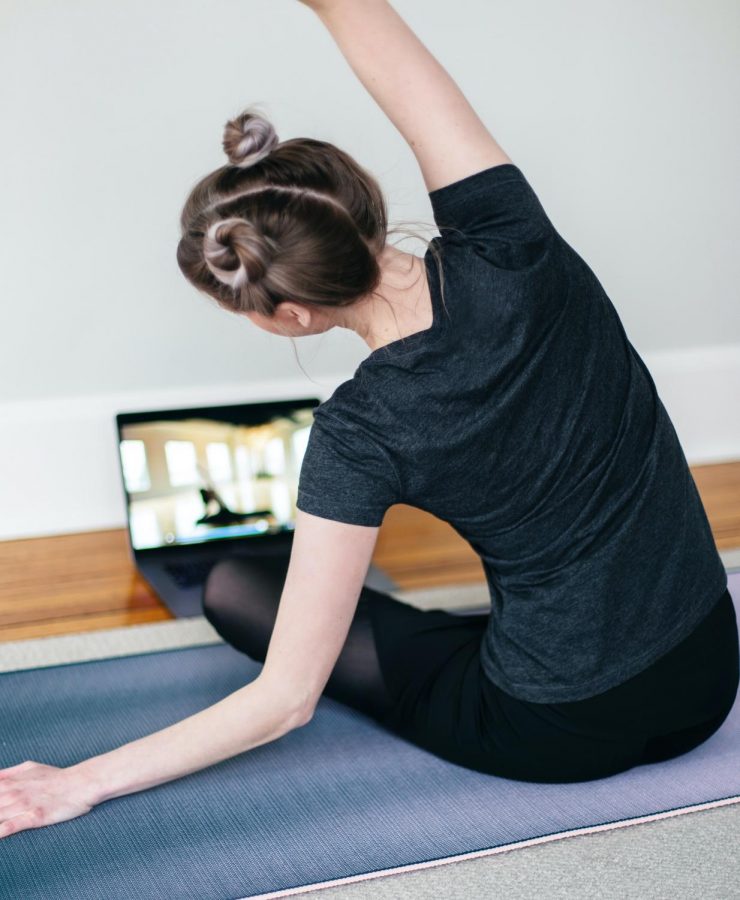 Gym classes are still a great way for students to get moving after long class periods of sitting down. Through videos and demonstrations, students have been able to get some of the gym experience during this period of distance learning.